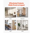 thumbnail image 6 of VEVOR Stainless Steel Wall Corner Protector, 1.5 x 1.5 x 96 inch, 10 Pack Metal Corner Guards, 304 Stainless Steel Edge Trim 90-Degree Angle for Home,Office,Commercial Wall Protection, with 3m Tape, 6 of 9