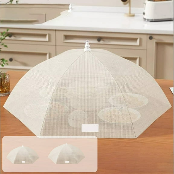 Leodye Food Tents Food Covers for Outside Mesh to Keep Bugs away,Reusable Collapsible Food Nets for Picnic Party BBQ Wedding Fruit