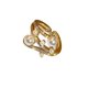 thumbnail image 1 of Anillo de mujer, reemplazo decorativo portátil, lindo, elegante, ajustable, a la moda, anillos para chicas, joyería, regalo de cumpleaños Ropa, zapatos y accesorios Miscelánea Doble capa Minnieouse AP015756-02, 1 of 6