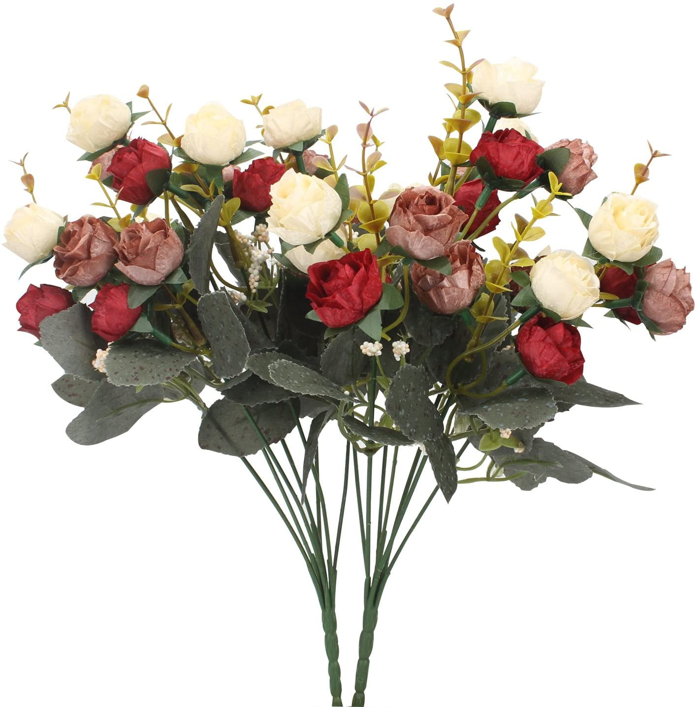 21 Heads Artificial Fake Rose Flowers Bouquet Wedding Party Home Offices Decor 21 Heads Artificial Fake Rose Flowers Bouquet Wedding Party Home Offices Decor
