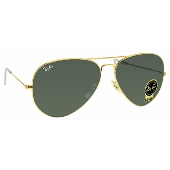 Ray-Ban Unisex RB3025 Classic Aviator Sunglasses, 62mm