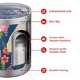 thumbnail image 4 of 12oz Tumblers Golden Retriever and Floral Vacuum Insulated Stainless Steel Travel Tumbler Cups Mug with Lid and Straw for Beer,Coffee,Beverages with Cleaning Brush for Cold & Hot Drinks, 4 of 5