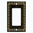 thumbnail image 5 of Metal Light Switch Plate Cover Elegant Victorian Floral Frame Black FRA074, 5 of 13