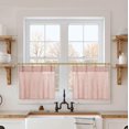 thumbnail image 1 of Cortinas Lino Rosa Navidad Rojo Estilo Campestre 61x46 cm, 1 of 7