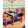 thumbnail image 2 of Fsddascl Christmas Tree Outdoor Tablecloth - 54x80 Inch Rectangle Dining Table Cover, Xmas Tree Snowflake Plaid Black Red Waterproof Outdoor Table Cloth with Umbrella Hole & Zipper for Picnic/Patio, 2 of 7