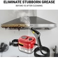 thumbnail image 4 of Professional High-Pressure 1800ml Rapid-Heating Steam Cleaner, 2500W Handheld High-Temperature Pressurized Steam Cleaner, Steam Cleaner For Car, Kitchen, Bathroom, Furniture, Windows (Black), 4 of 8