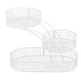 thumbnail image 4 of Cesta de frutas para encimera, cuenco para verduras, multiusos, de malla metálica, soporte para frutero, soporte , cebolla y mesa rústica., 4 of 8
