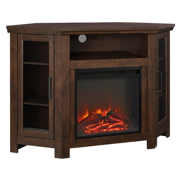 Walker Edison 48in. Corner Fireplace Media TV Stand