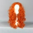 thumbnail image 2 of Unique Bargains Christmas Wigs for Women 22" Orange Curly Wig with Wig Cap, 2 of 6