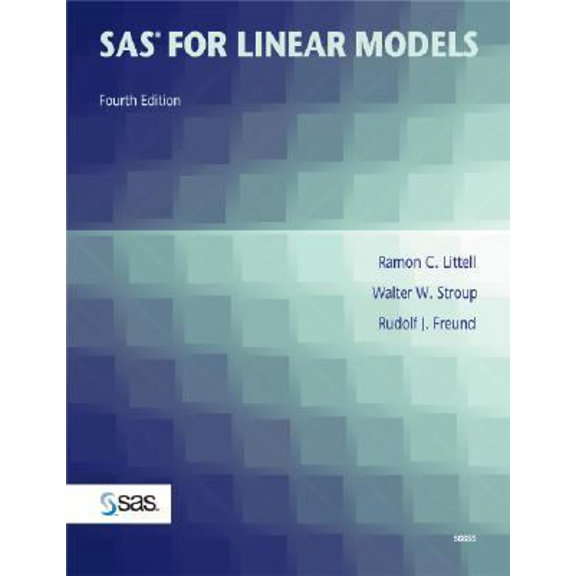 Pre-Owned SAS for Linear Models (Paperback) 1590470230 9781590470237