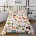 thumbnail image 1 of Ensemble de Courtepointe Grand Ferme Rustique pour Garçons Filles Enfants Mignon Animal de Ferme Couvre-Lit Ensemble de Lit Style Ferme Imprimé Cheval Mouton Dessin Animé Ensemble de Literie Décor d'Automne, 1 of 5