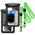 thumbnail image 1 of Funda para teléfono Newppon, flotante, impermeable, de 10.5 pulgadas, paquete de 2, 1 of 7