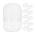 thumbnail image 1 of 40 cápsulas rellenables de plástico transparente para máquinas expendedoras de chicles, juguetes, premios, recuerdos de fiesta y almacenamiento de dulces., 1 of 7