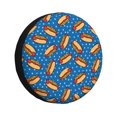 thumbnail image 1 of Bingfone Hot Dog 1 pour Housse de Pneu de Rechange Protecteurs de Roues Universels Résistants aux Intempéries pour Remorque de Voyage RV SUV Camion-16 Pouces, 1 of 6