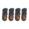 thumbnail image 1 of Guyline Tent Rope, Black Reflective Design 4 Pieces Camping Paracord 573lb Load Bearing 0.12in Diameter  For Backpacking, 1 of 8