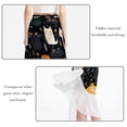 thumbnail image 2 of Cat Stunning Chiffon Beach Skirt for Women - Beach Skirts for Summer Fun!, 2 of 6