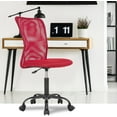 thumbnail image 6 of Dkelincs Ergonomic Office Chair Adjustable Mesh Computer Desk Chair with Back Support Rolling Chair, Red, 6 of 7