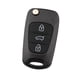 thumbnail image 1 of Carcasa de telemando de 3 botones para coche, chip de 433 MHz interior para I30 Ix35 Cola Cubierta remota de la caja del llavero del coche, 1 of 3