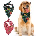 thumbnail image 1 of 2PCS Pet Bandana Santa Pattern Dog Bandana Cat Bandana for Christmas, 1 of 10