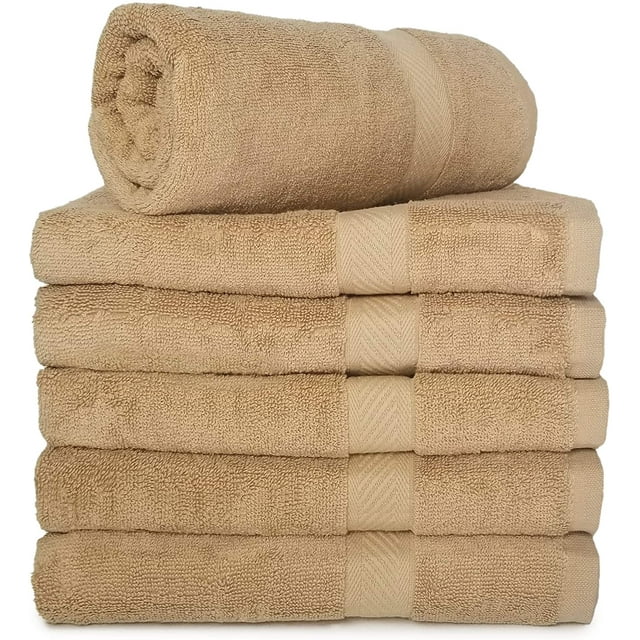 World Famous Royal Comfort 100% Cotton Bath Towel Size 24x48 at 10.5 ...