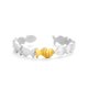 thumbnail image 2 of Anillos abiertos, anillos ajustables, joyas de la suerte, anillo inspirador para nadar contra la corriente para mujeres, 2 piezas, 2 of 5