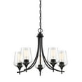 thumbnail image 3 of Octave 5-Light Chandelier in Black, 3 of 6