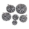 thumbnail image 1 of 6 piezas de calabaza de espuma, accesorio de simulación, decoración de espuma de otoño, calabaza de simulación para cocina, boda, hogar, Acción de negro Macarena Calabaza de simulación, 1 of 8