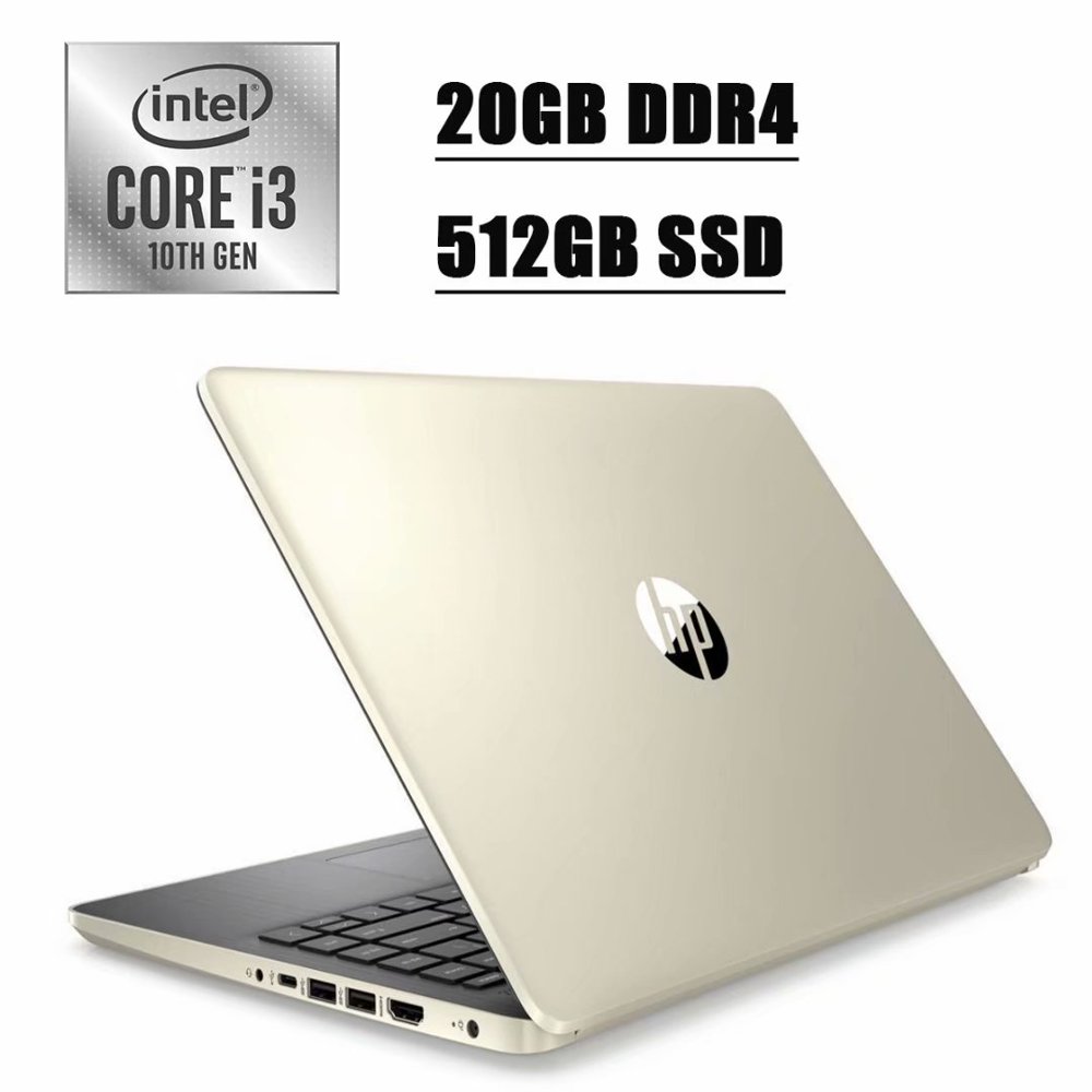 Latest 2020 HP 14 Business Laptop Computer I 14 inch HD MicroEdge