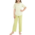 thumbnail image 2 of NAISIBABY Outfit Sets for Girls, Long Sleeve Tops and Pants 2-Piece Home Clothes Green Size 12, 2 of 6