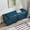 Blue, variant on 48" Storage Ottoman Bench, Upholstered Faux Leather Entryway Bench with Seating, Tufted Large End of Bed Ottomans for Living Room, Bedroom, Holds up to 300 lb, Blue