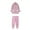 Pink, variant on YTDSCS Kids Toddler Boys Girls Waterproof Rain Suit for Hooded Jacket and Splash Rain Pant Printed Set 3-9 Years Old