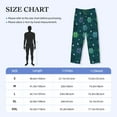thumbnail image 2 of Mens Pajama Pants - Soft Sleep & Lounge Pants for Men, funny green frogs yoga Cuteness Casual PJ Bottoms Pants with Pockets, 2 of 5