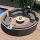 thumbnail image 4 of Rattan Sofa Combination Garden Leisure Outdoor Living Room Semi-circular Arc Rattan Chair Terrace Outdoor Custom Furniture WKGF My Lux Decor Round, 4 of 19