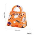 thumbnail image 1 of Esta bolsa de dulces de Halloween de 3 piezas presenta un diseño plegable para un fácil almacenamiento y portabilidad sin ocupar demasiado espacio, y está preparada para las actividades de H, 1 of 5