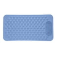 thumbnail image 2 of Bathroom Anti-Slip Mat Blue A,Foot Scrubber Shower Mat with Pumice Feet Scrub Stone Bathtub Mat with Antislip Suction Cups and Drain Holes Non Slip Bath Mat with A Pumice Stone for Feet Massage, 2 of 9
