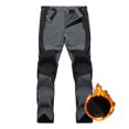thumbnail image 3 of Pantalones cálidos de invierno para esquí y senderismo para mujer, pantalones gruesos para deportes de escalada, impermeables, para acampar, Softshell, pantalones informales de lana para senderismo WA, 3 of 5