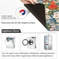 thumbnail image 4 of Yayeee Magnetic Dishwasher Cover for The Front Decoration Home Kitchen Machine Sticker Protector, Beige Floral Garden, 4 of 6