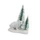 thumbnail image 4 of Figura de animal navideño, decoración del hogar, estatua de animal navideña en miniatura Oso, 4 of 5