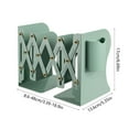 thumbnail image 2 of WNEXOPE Retractable Book Stand with Integrated Brush Pot and Desktop Storage, Folding Bookshelf Organizer with Baffle and Book Clip for Students and Home Office, 2 of 6