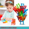 thumbnail image 1 of Juego de sillas apilables de 18 Uds., Mini bloques de equilibrio, juego de entrenamiento de equilibrio, 1 of 4