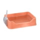 thumbnail image 5 of Caja de arena para perros, entrenador de baño para cachorros, perros pequeños, Naranja, 5 of 9