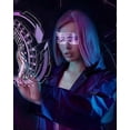 thumbnail image 2 of Led Glasses - Cyberpunk Futuristic Neon Rave DJ Party Glasses - High Tech, 2 of 5