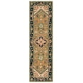 thumbnail image 2 of Safavieh Heritage York Oriental Wool Runner Rug, Green/Light Brown, 2'3" x 8', 2 of 11