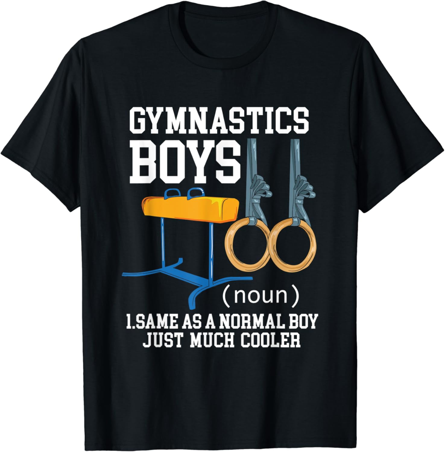 Gymnastics Boy Definition Funny Sports T-Shirt - Walmart.com