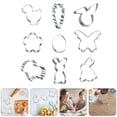 thumbnail image 3 of WASHWEPE 9Pcs Biscuit Molds Stainless Steel Butterfly Rabbit Head Sheep for Baking Activities and Kitchen Tools, 3 of 7