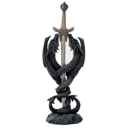 Pacific Giftware Ruth Thompson Official Dragonblade Collectible Series Skull Blade Dragon Letter Opener 8 Inch Tall 