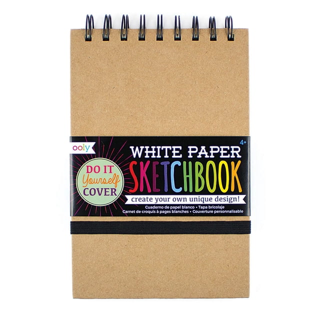 Ooly Cuaderno SKETCHBOOK chico 75 hojas - 118-101 - Cuaderno bocetos papel blanco Ooly 118-101