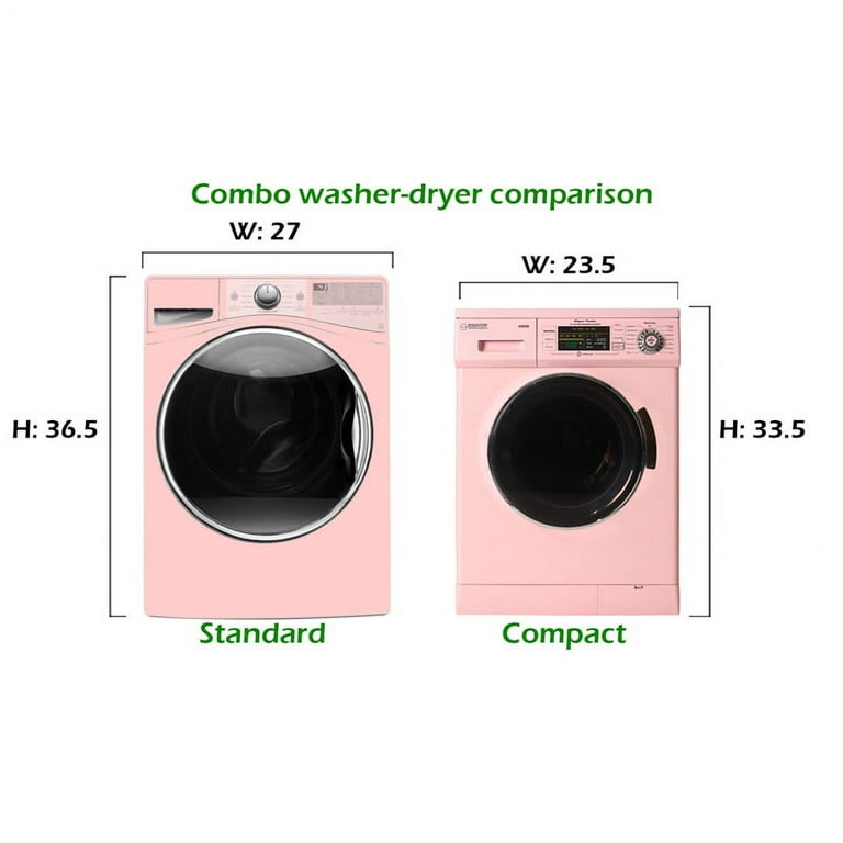 Equator Pro Compact 110V Vented Ventless 13 lbs Combo Washer Sensor Dry Pink