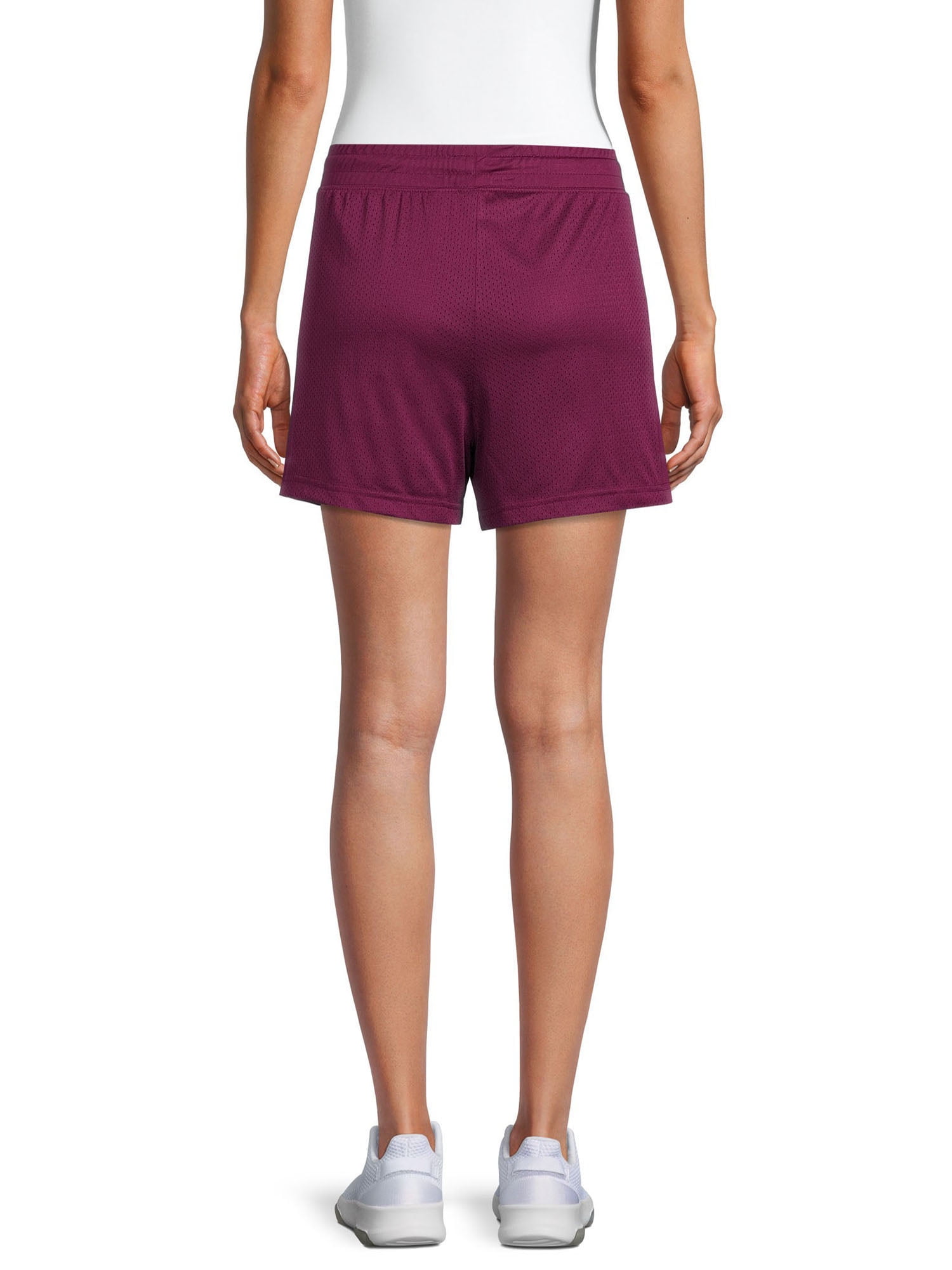 Athletic Works Women's Mesh Shorts with Pockets, 2-Pack