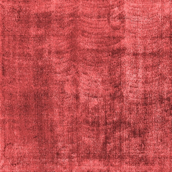 Ahgly Company Indoor Square Oriental Red Industrial Area Rugs, 3' Square